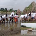 धान दिवस धरान ५ खैरेनीको खेतमा धान रोपेर मानाए