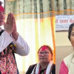 रोटरी क्लव अफ धरान घोपाले बालबिकास केन्द्रमा व्याग र शैक्षिक सामग्री वितरण