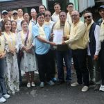 यु एन नवोदयद्वारा प्रधानमन्त्री दैवी प्रकोप उद्धार कोषमा १ लाख १२ हजार सहयोग
